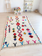Tapis Berbère Coloré 194 X 315 Cm - N°2264