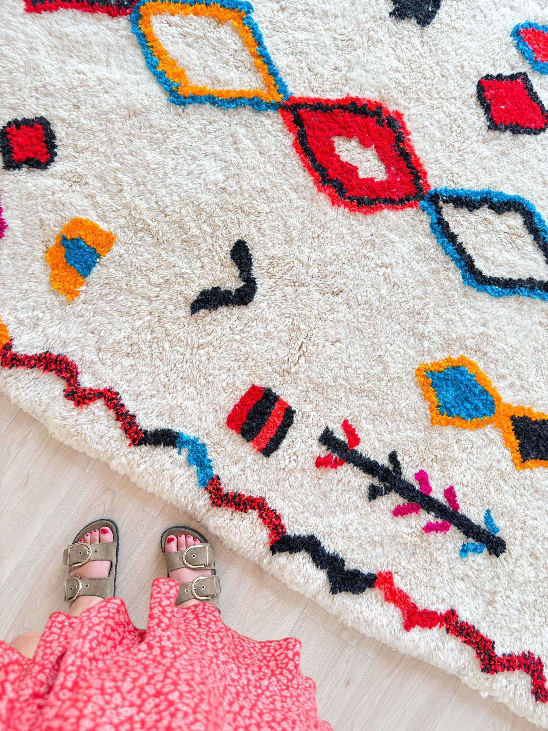 Tapis Berbère Coloré 194 X 315 Cm - N°2264