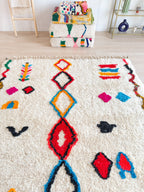 Tapis Berbère Coloré 194 X 315 Cm - N°2264