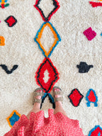 Tapis Berbère Coloré 194 X 315 Cm - N°2264