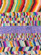 Tapis Berbère Coloré 146 X 252 Cm - N°2229