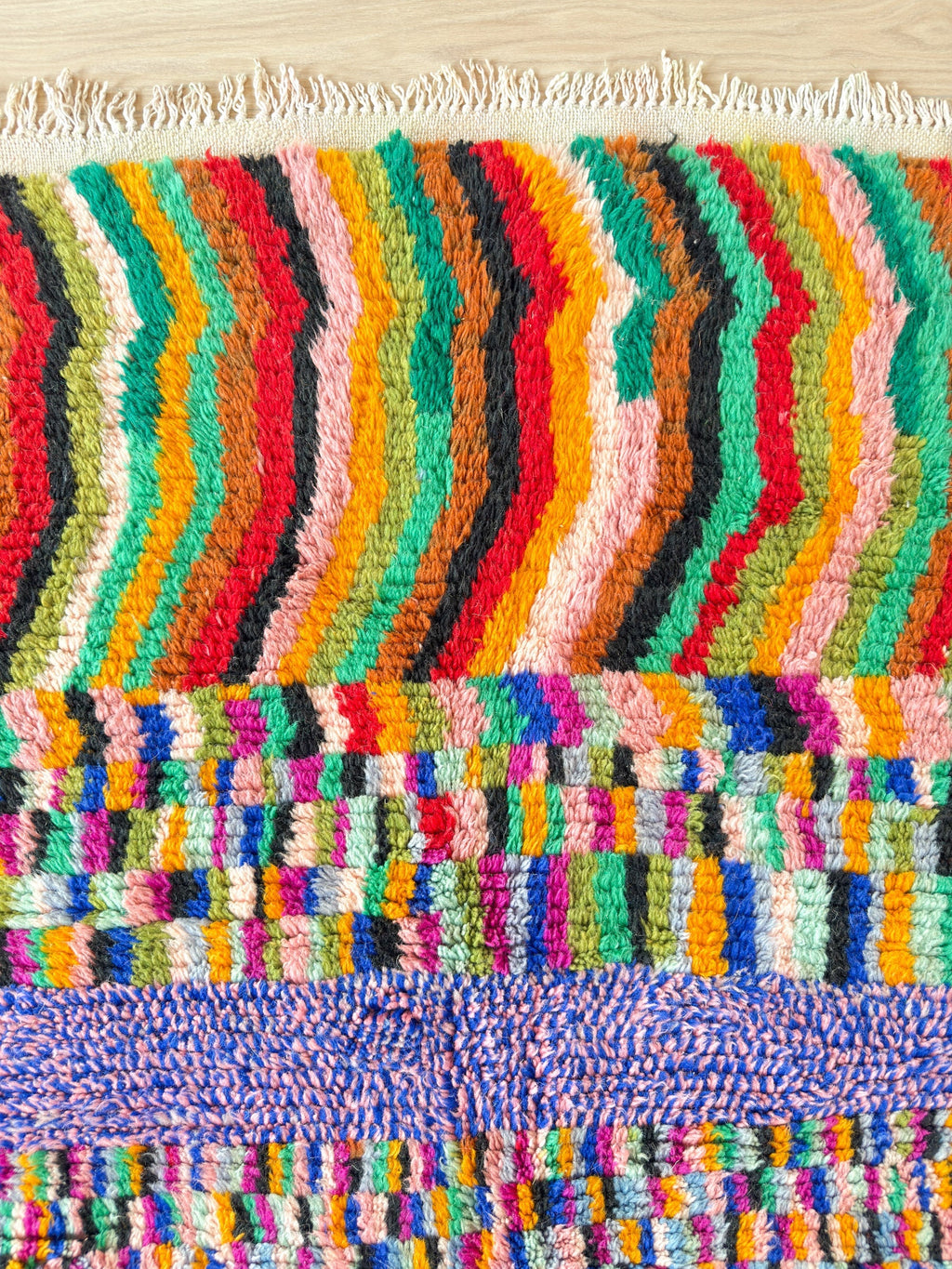Tapis Berbère Coloré 146 X 252 Cm - N°2229