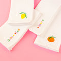 Serviette de table brodée en gaze de coton - Summer - INSIDE Box - Shop - Conseil