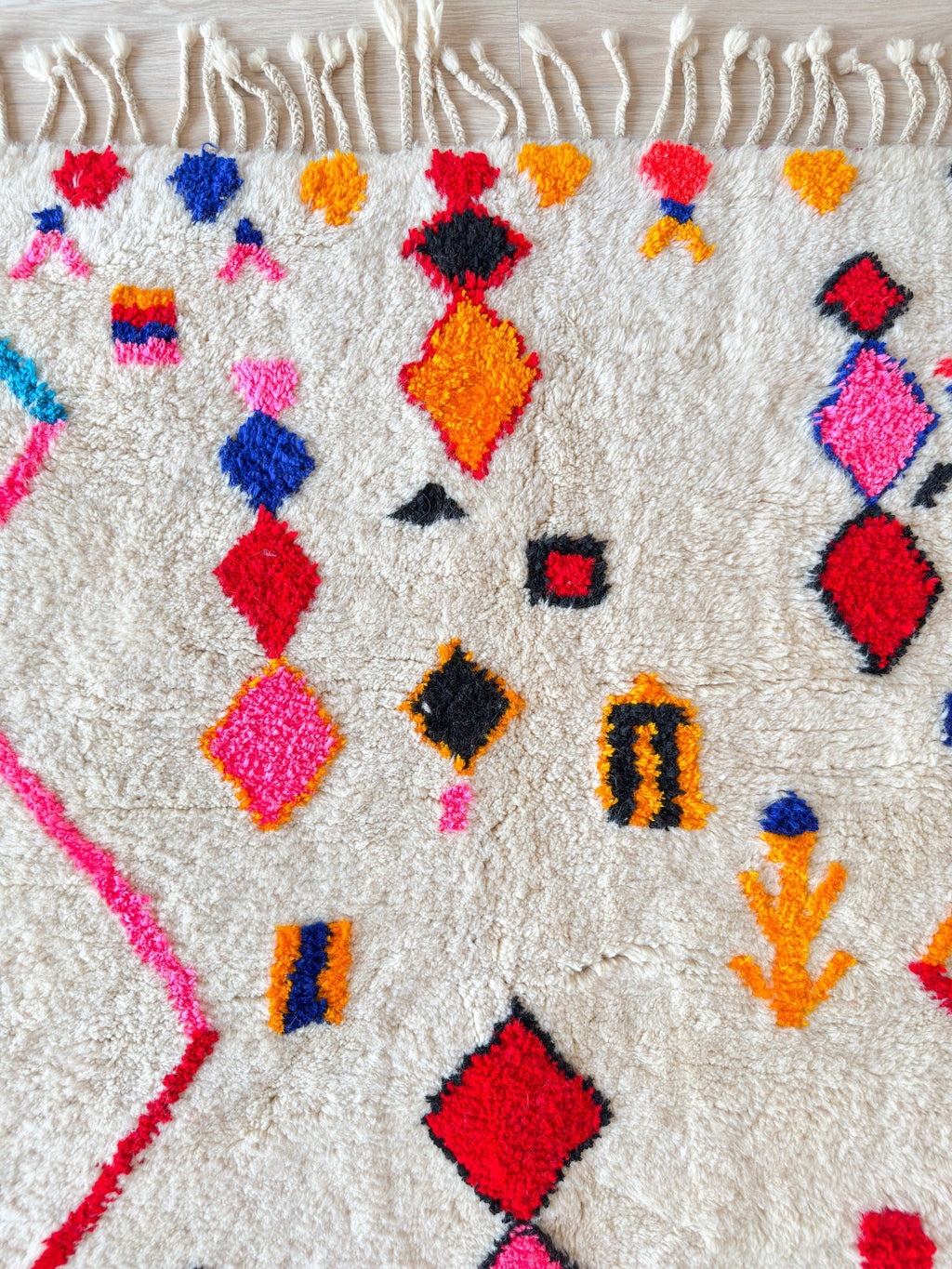 Tapis Berbère Coloré 119 X 210 Cm - N°2242