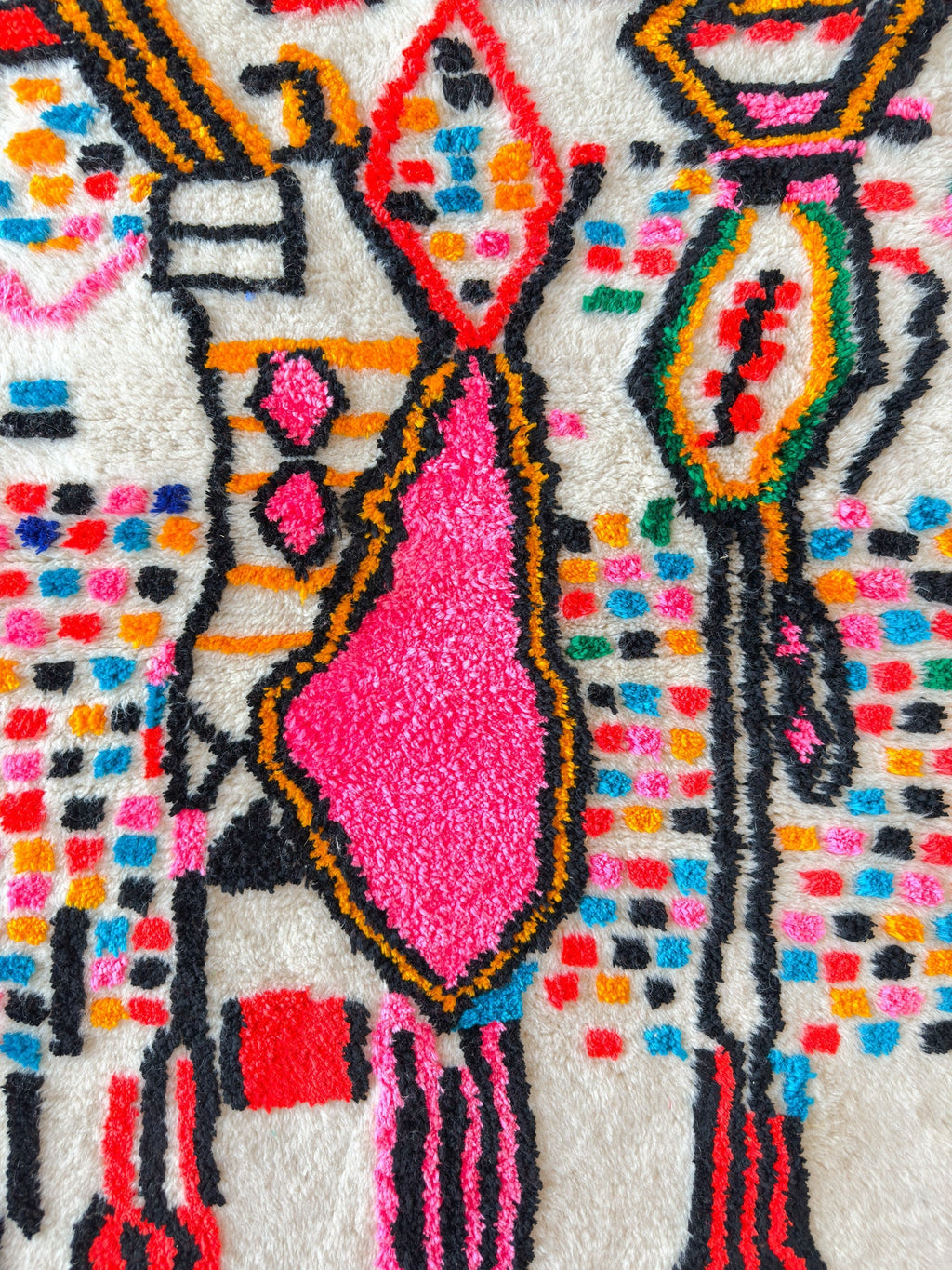 Tapis Berbère Coloré 107 X 189 Cm - N°2209