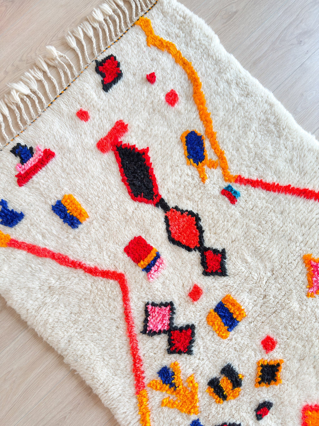 Tapis Berbère Coloré 107 X 183 Cm - N°2239