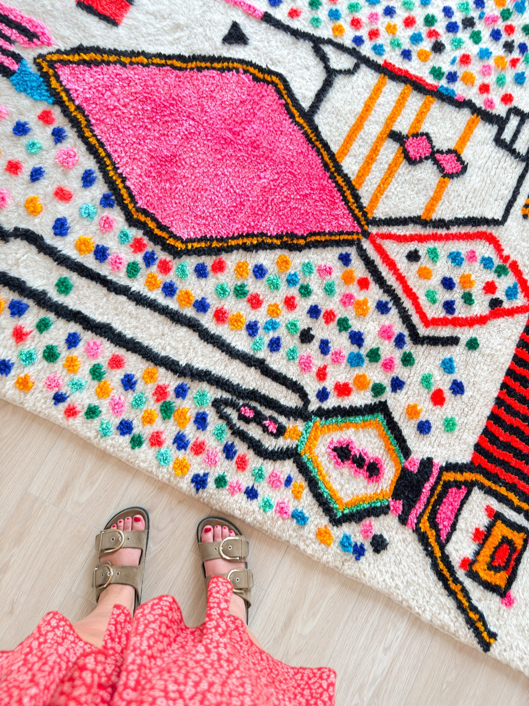 Tapis Berbère Coloré 165 X 283 Cm - N°2221