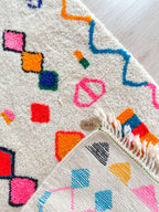 Tapis De Couloir Berbère Coloré 108 X 347 Cm - N°2235