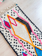 Tapis De Couloir Berbère Coloré 87 X 304 Cm - N°1965