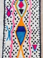 Tapis De Couloir Berbère Coloré 87 X 304 Cm - N°1965