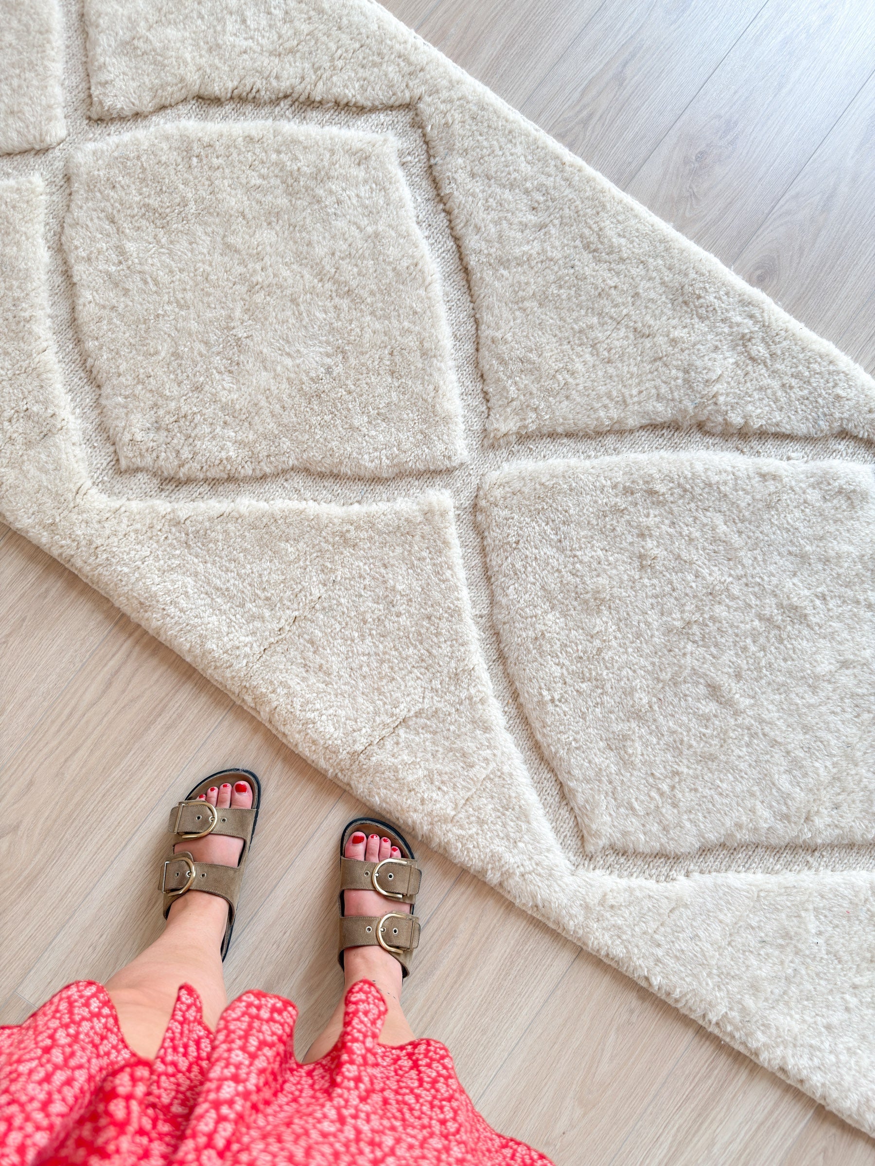 Tapis De Couloir Beni Ouarain 90 X 267 Cm - N°2228