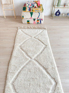 Tapis De Couloir Beni Ouarain 90 X 267 Cm - N°2228