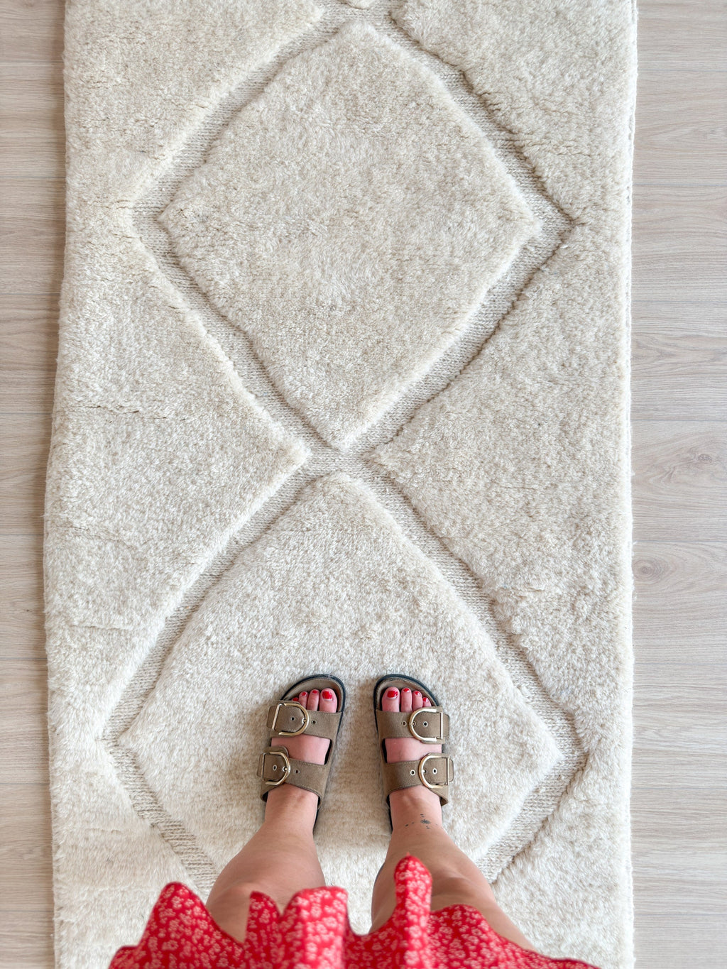 Tapis De Couloir Beni Ouarain 90 X 267 Cm - N°2228