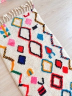 Tapis De Couloir Berbère Coloré 82 X 263 Cm - N°2234