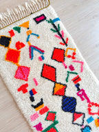 Tapis De Couloir Berbère Coloré 85 X 268 Cm - N°2222