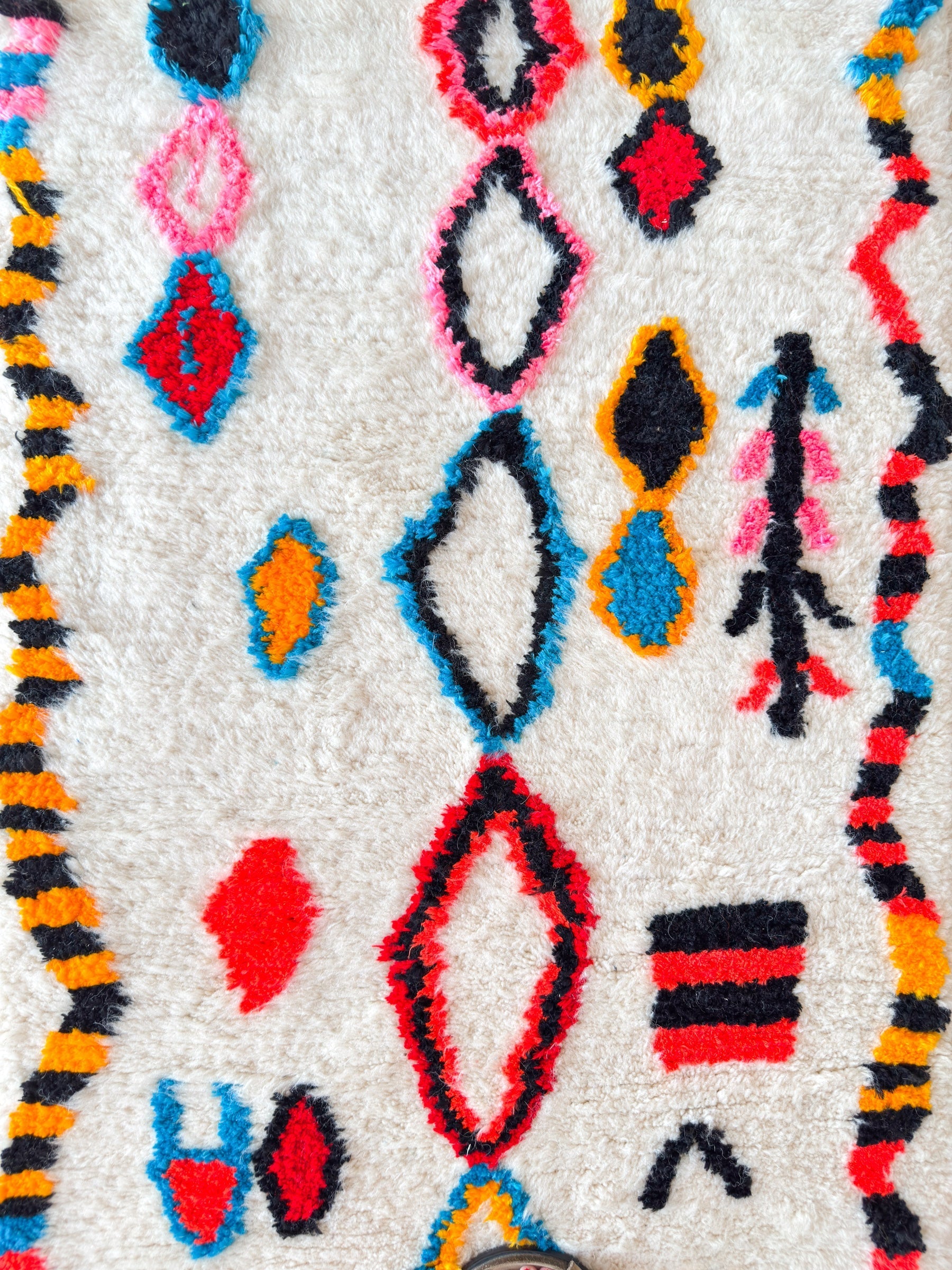 Tapis De Couloir Berbère Coloré 86 X 256 Cm - N°2223