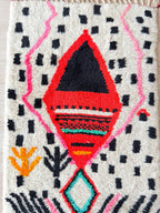 Tapis Berbère De Couloir Coloré 89 X 243 Cm - N°1479
