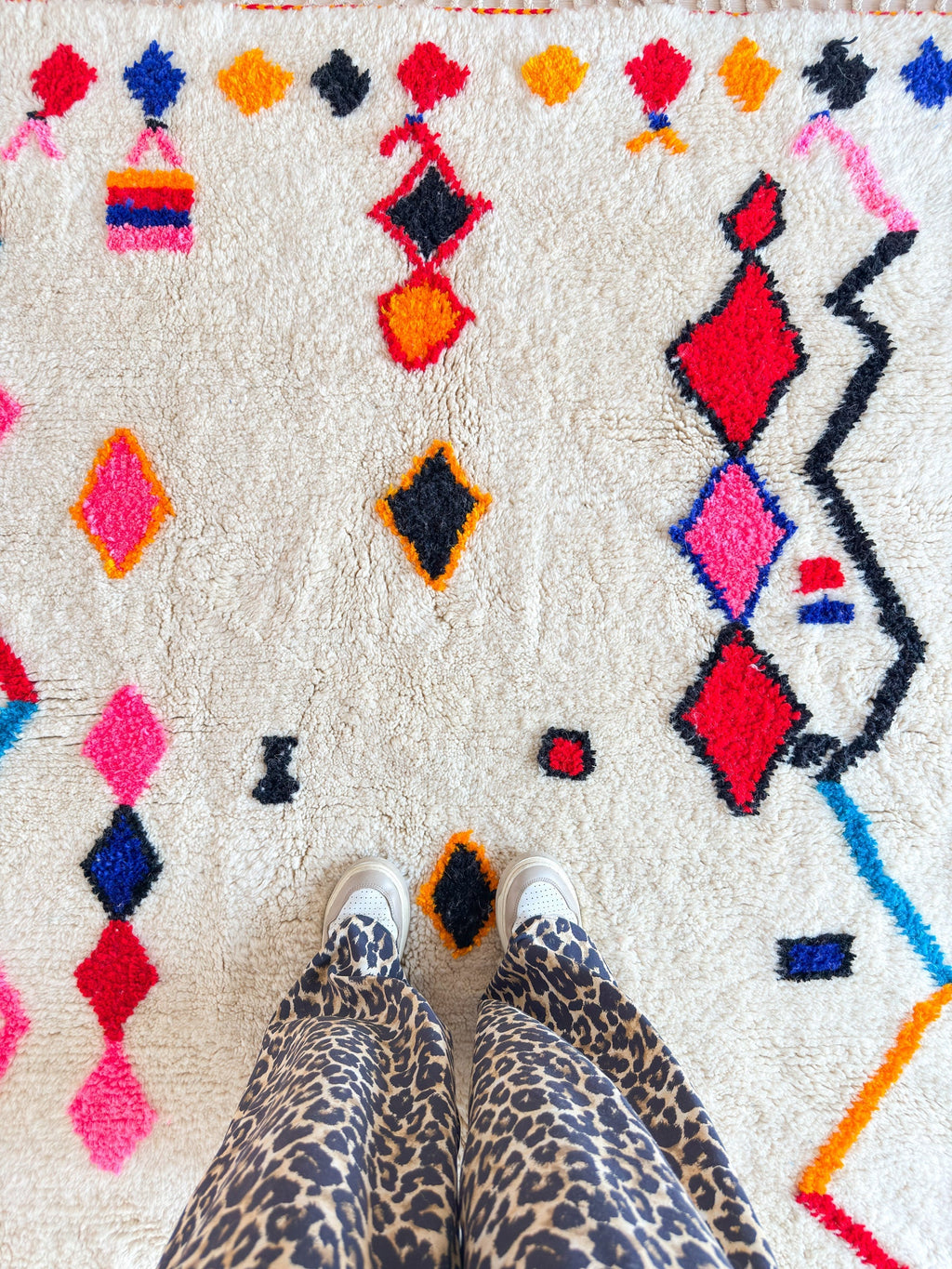 Tapis Berbère Coloré 150 X 271 Cm - N°2241
