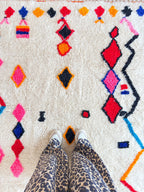 Tapis Berbère Coloré 150 X 271 Cm - N°2241