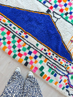 Tapis Berbère Coloré 152 X 299 Cm - N°2227
