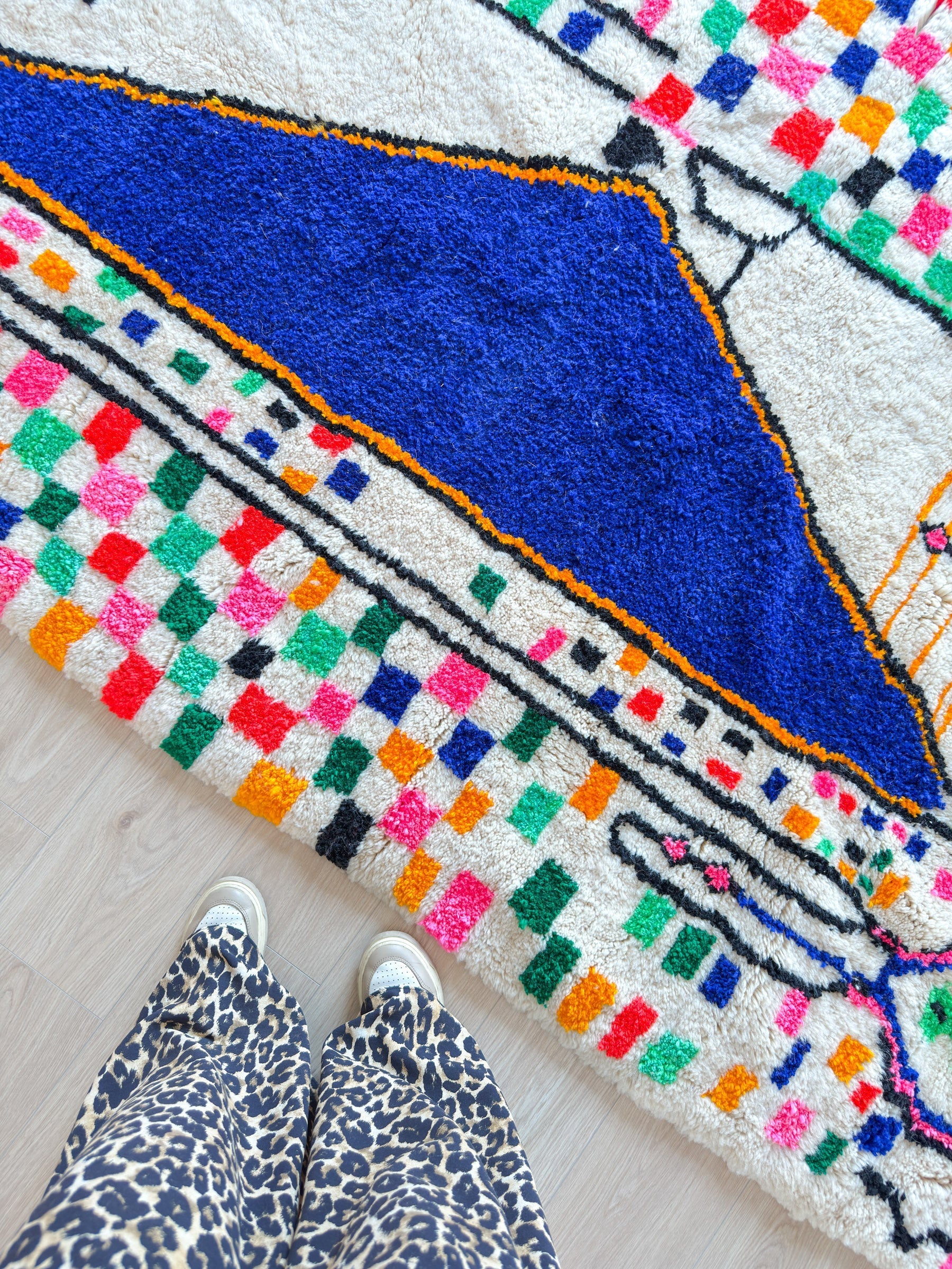 Tapis Berbère Coloré 152 X 299 Cm - N°2227