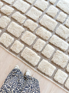 Tapis Berbère Blanc 151 X 270 Cm - N°2257