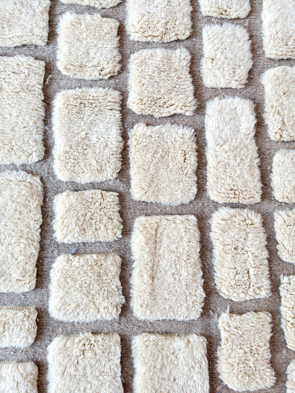 Tapis Berbère Blanc 151 X 270 Cm - N°2257