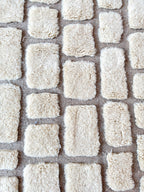 Tapis Berbère Blanc 151 X 270 Cm - N°2257