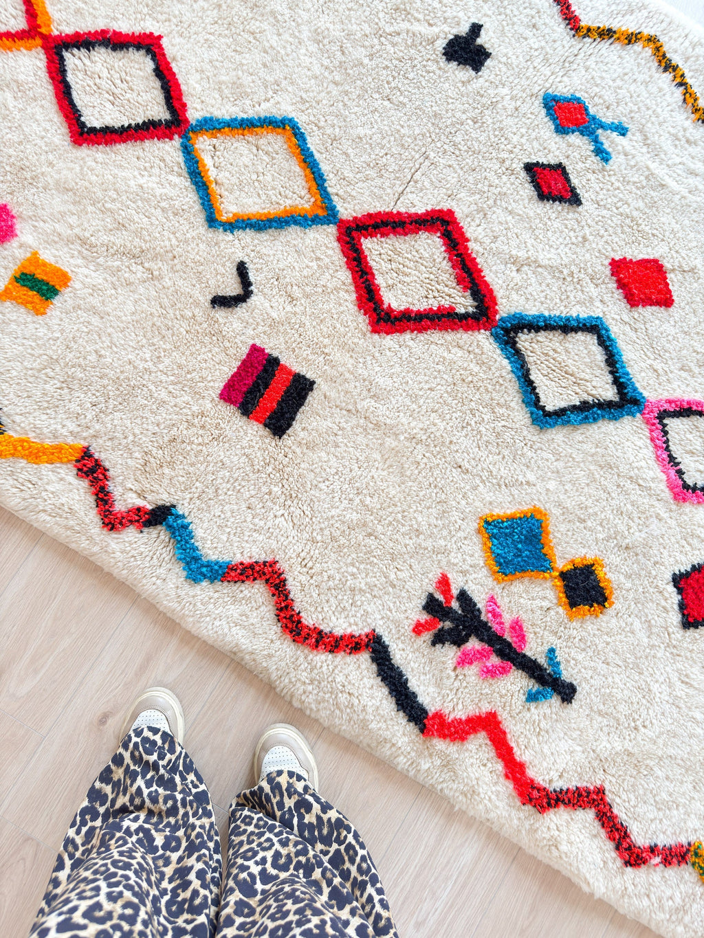 Tapis Berbère Coloré 149 X 279 Cm - N°2260