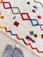 Tapis Berbère Coloré 149 X 279 Cm - N°2260