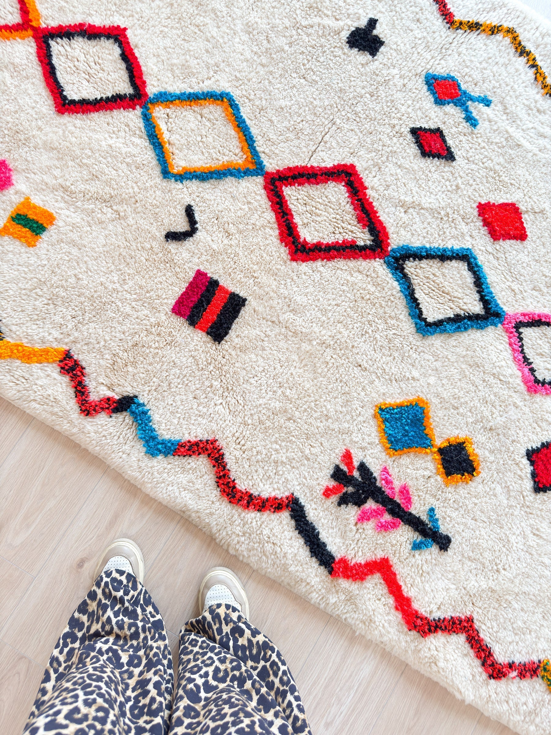 Tapis Berbère Coloré 149 X 279 Cm - N°2260
