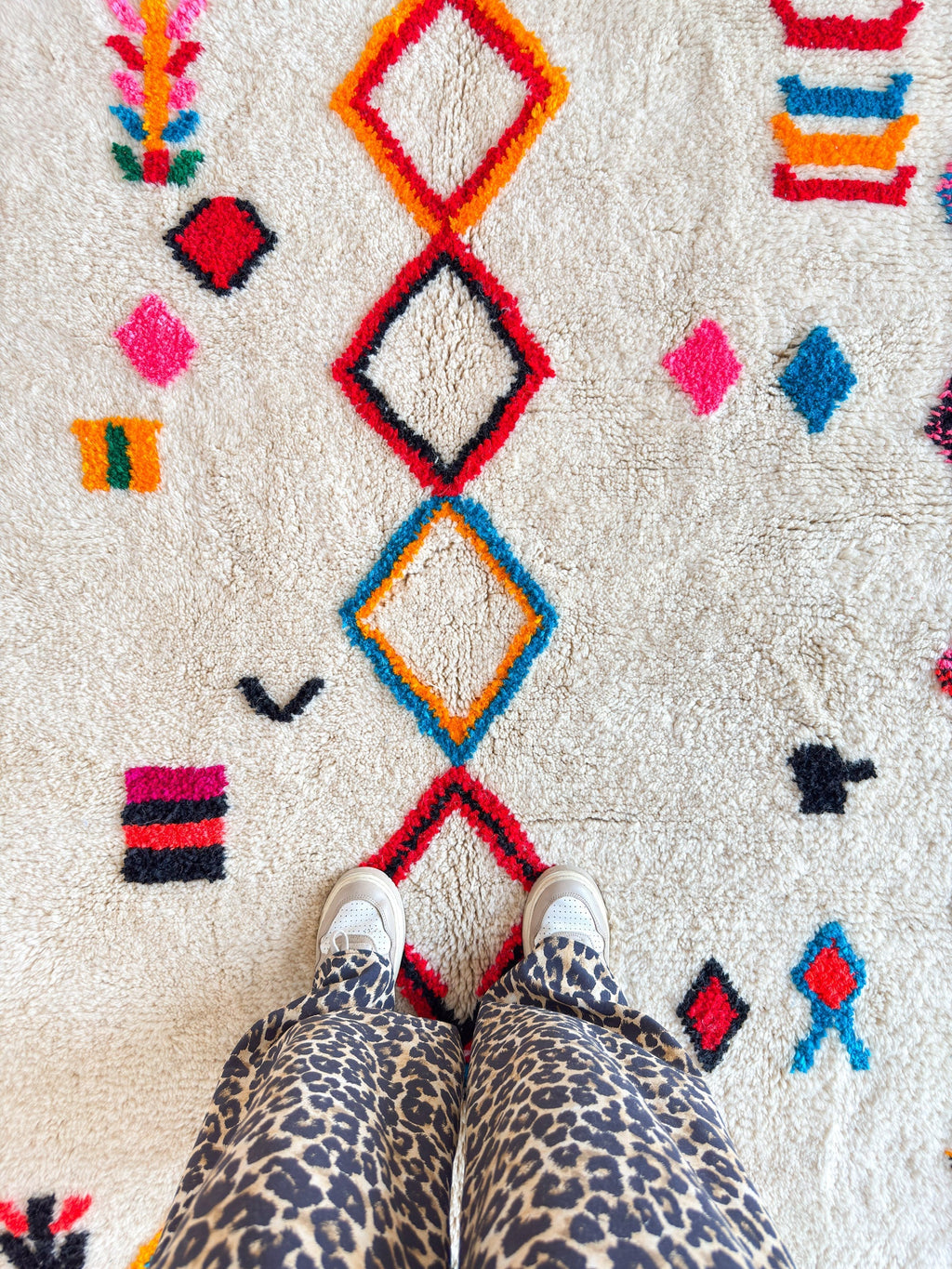 Tapis Berbère Coloré 149 X 279 Cm - N°2260