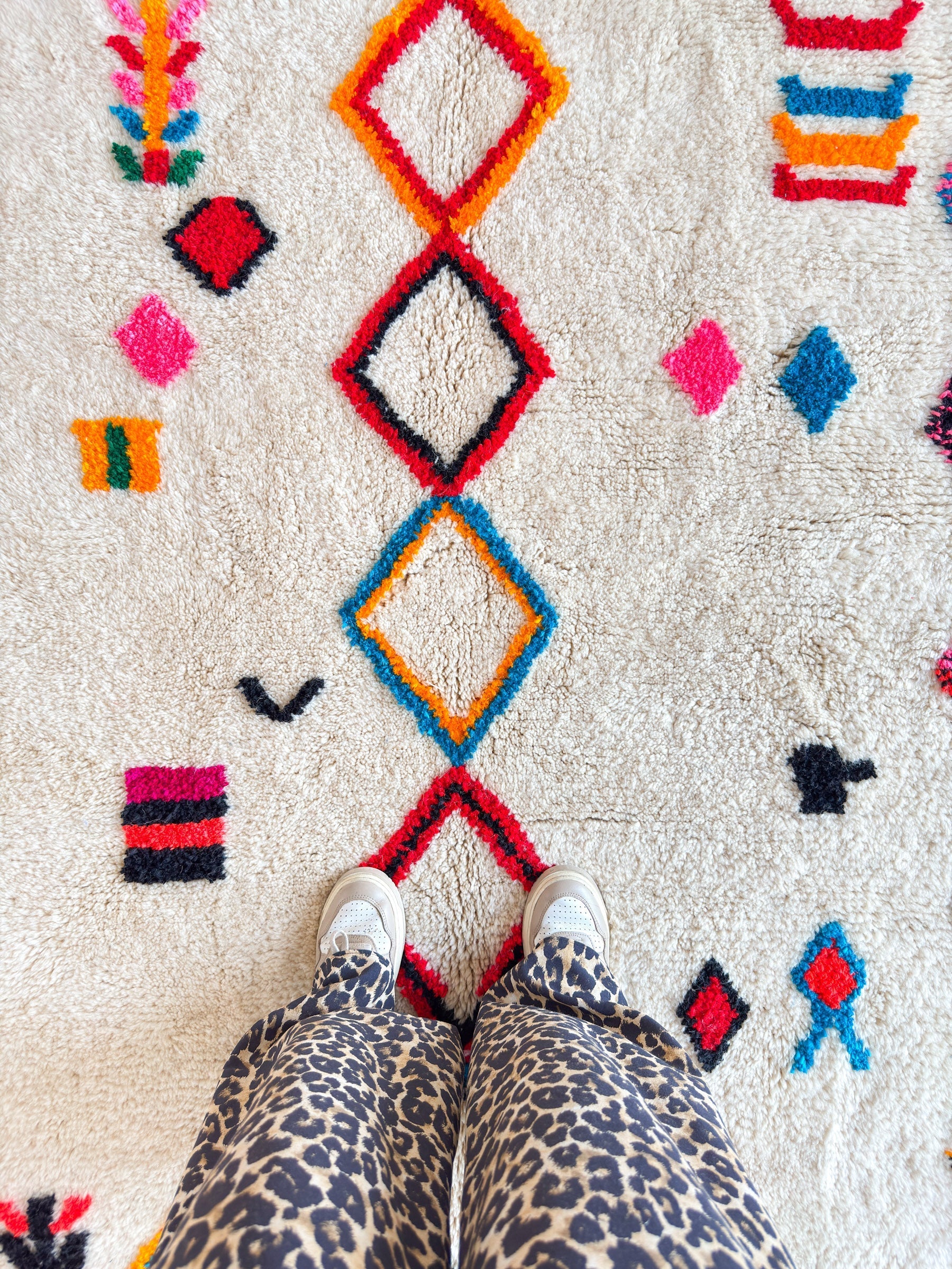 Tapis Berbère Coloré 149 X 279 Cm - N°2260