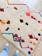 Tapis Berbère Coloré 147 X 287 Cm - N°1816