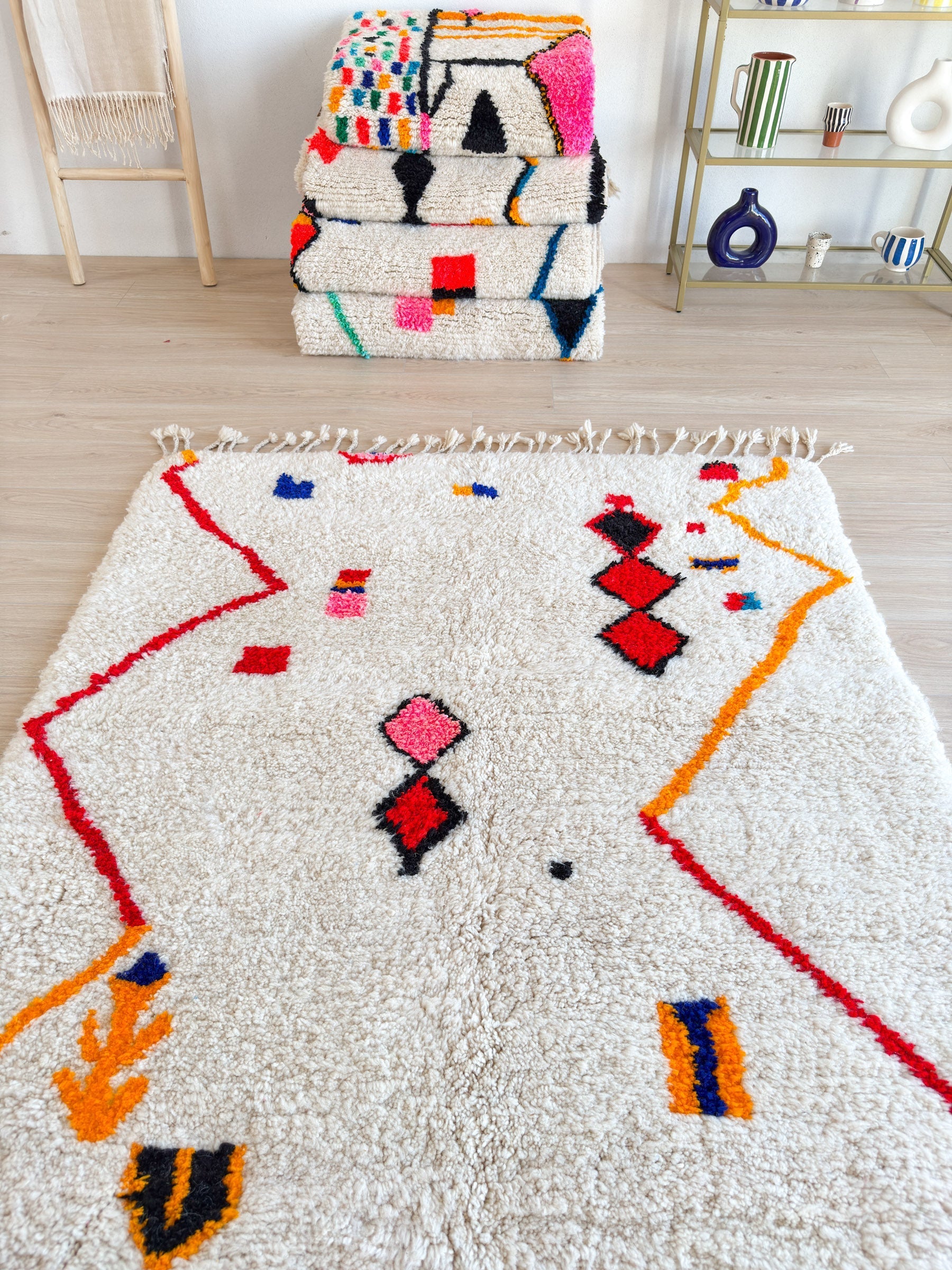 Tapis Berbère Coloré 147 X 287 Cm - N°1816