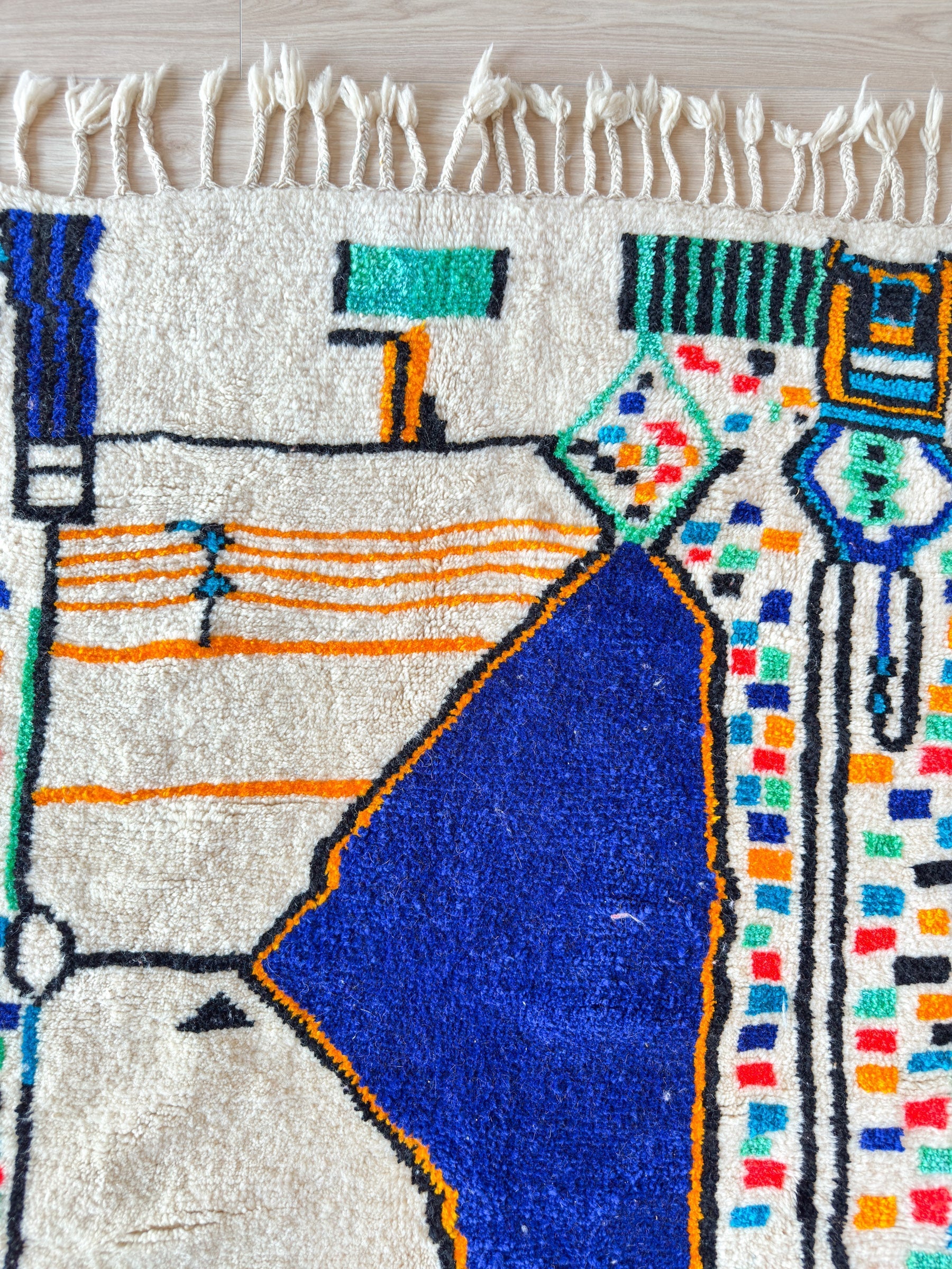Tapis Berbère Coloré 144 X 236 Cm - N°2231