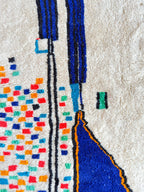 Tapis Berbère Coloré 144 X 236 Cm - N°2231