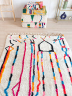Tapis Berbère Coloré 149 X 237 Cm - N°2252