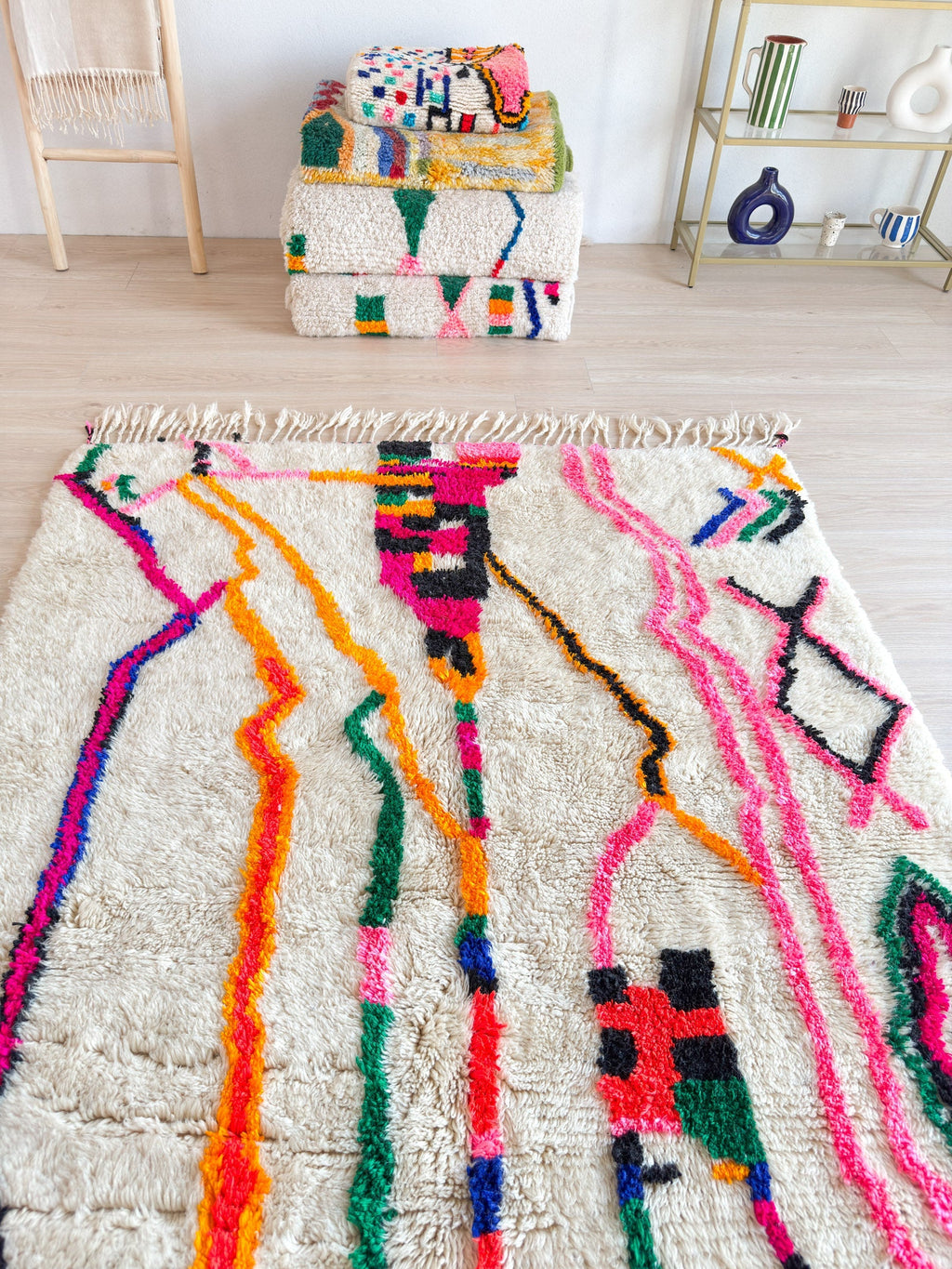 Tapis Berbère Coloré 155 X 280 Cm - N°2254