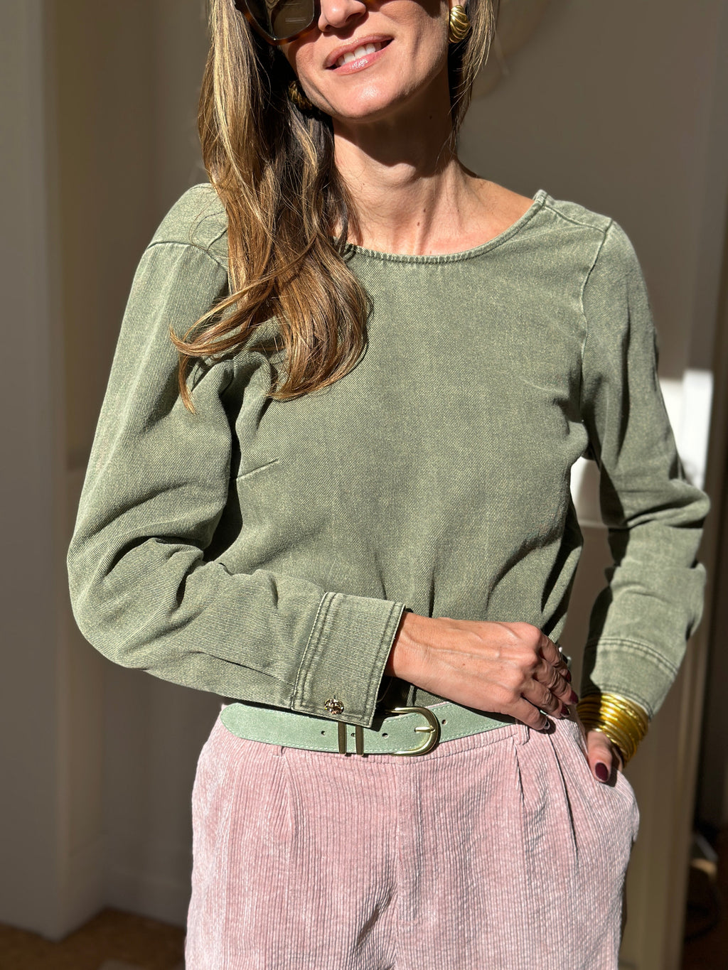 Top Mathilde - Kaki