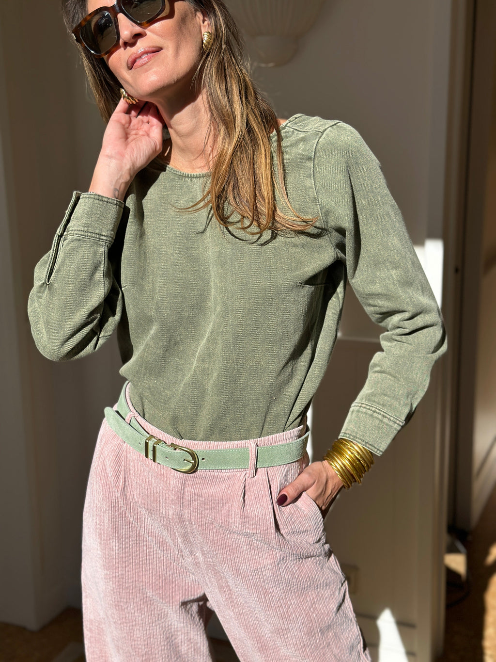 Top Mathilde - Kaki