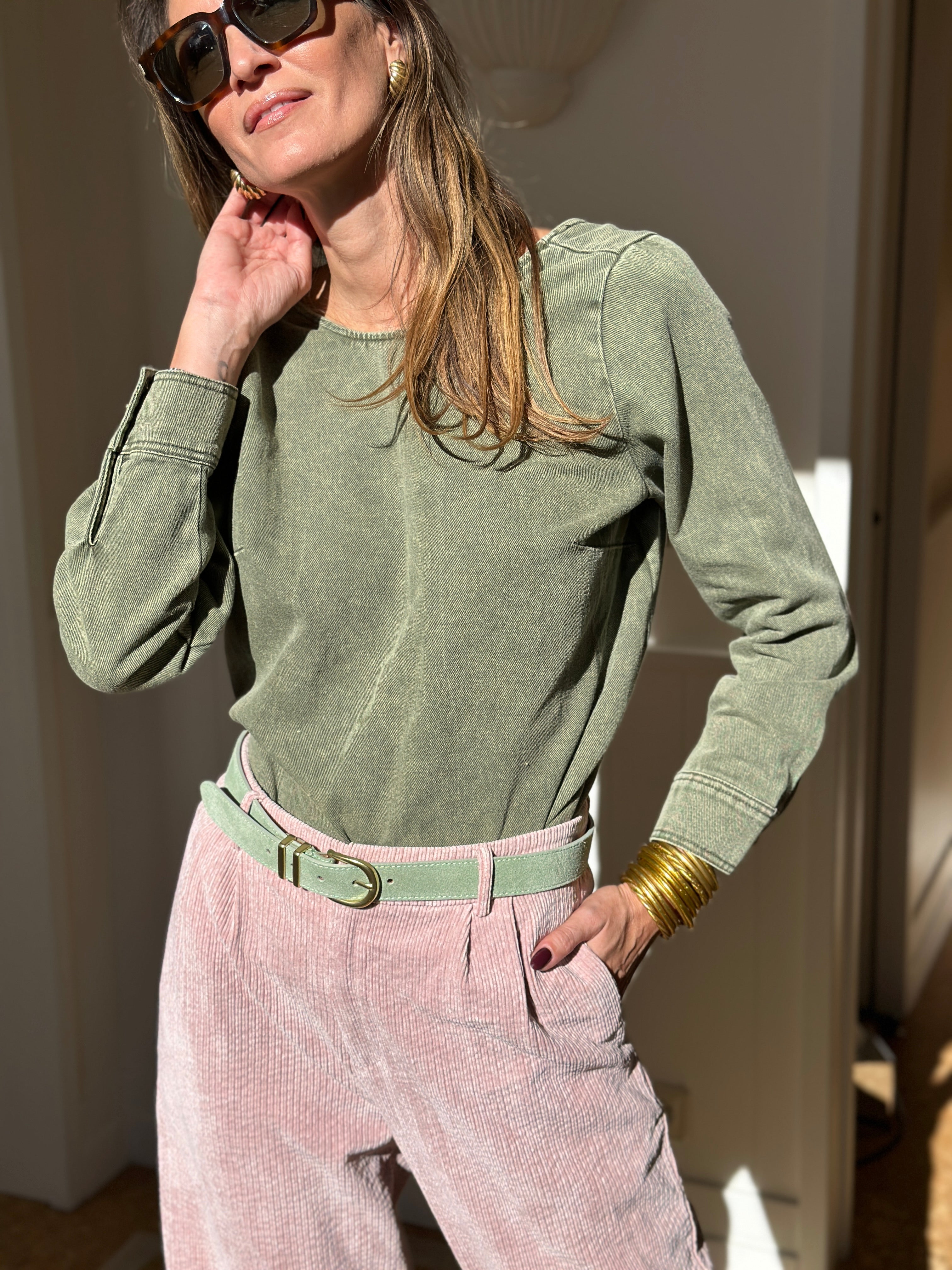 Top Mathilde - Kaki