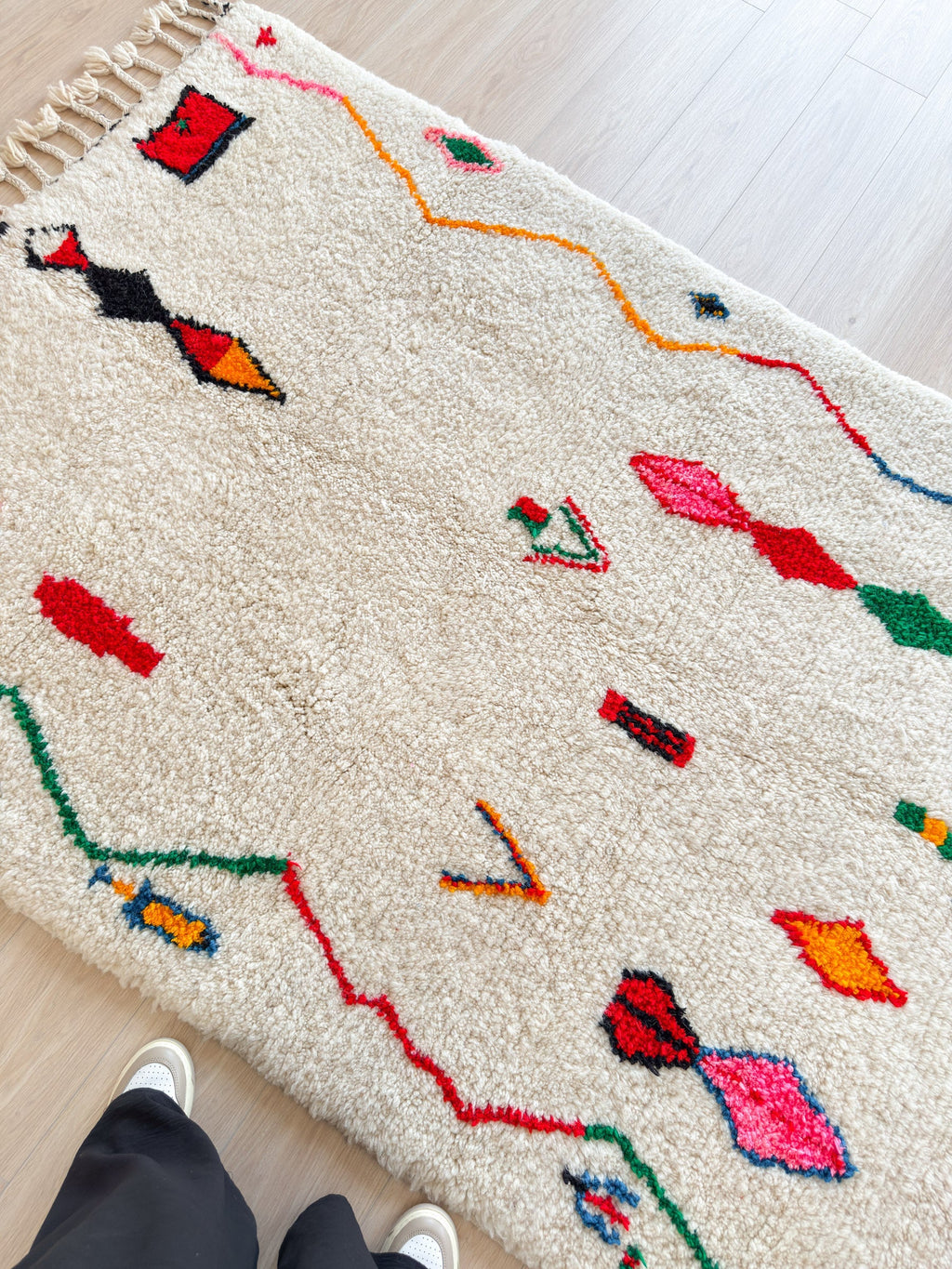 Tapis Berbère Coloré 152 X 266 Cm - N°1833