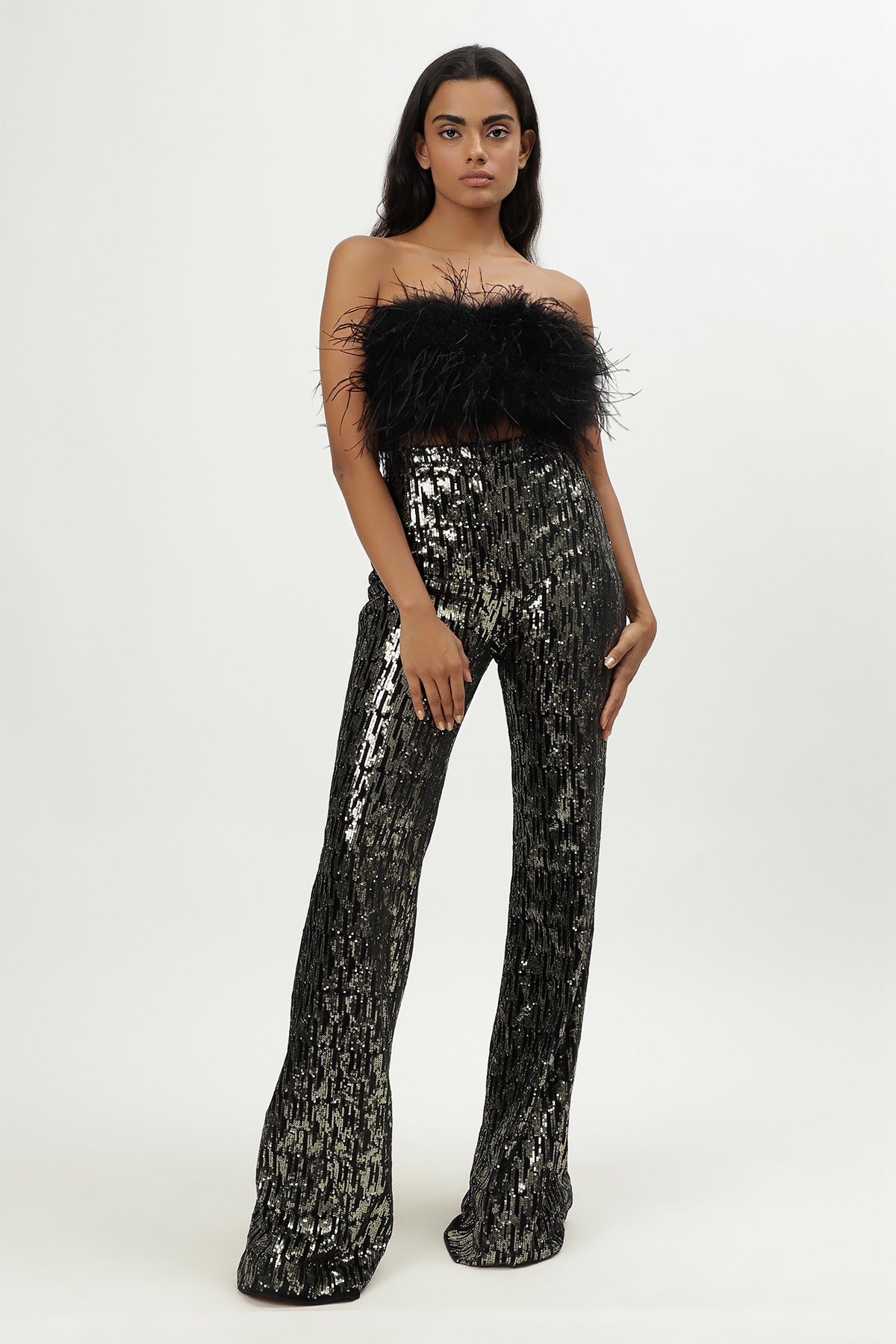 Pantalon Nadia - Sequins Dore