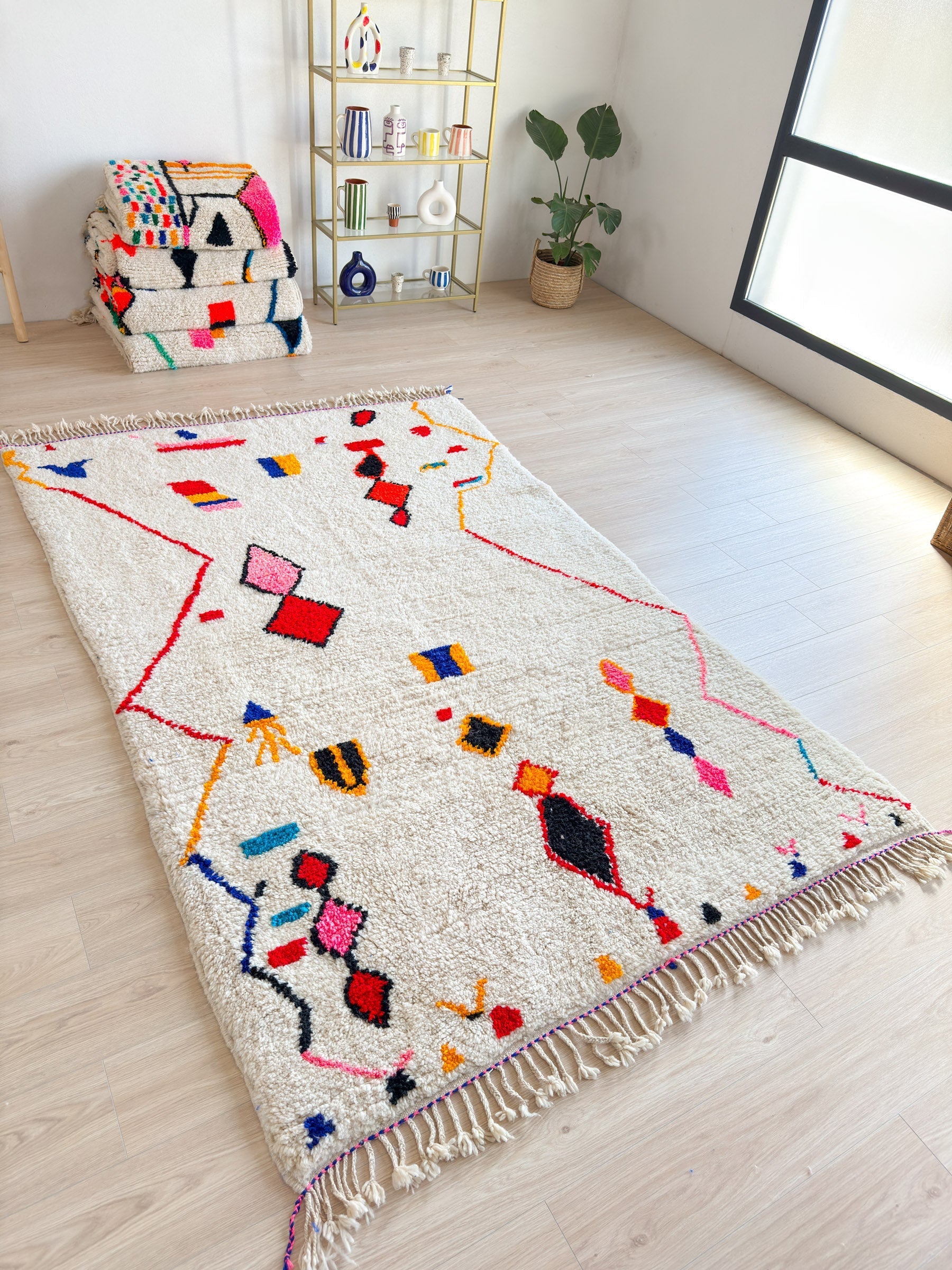 Tapis Berbère Coloré 175 X 294 Cm - N°1890