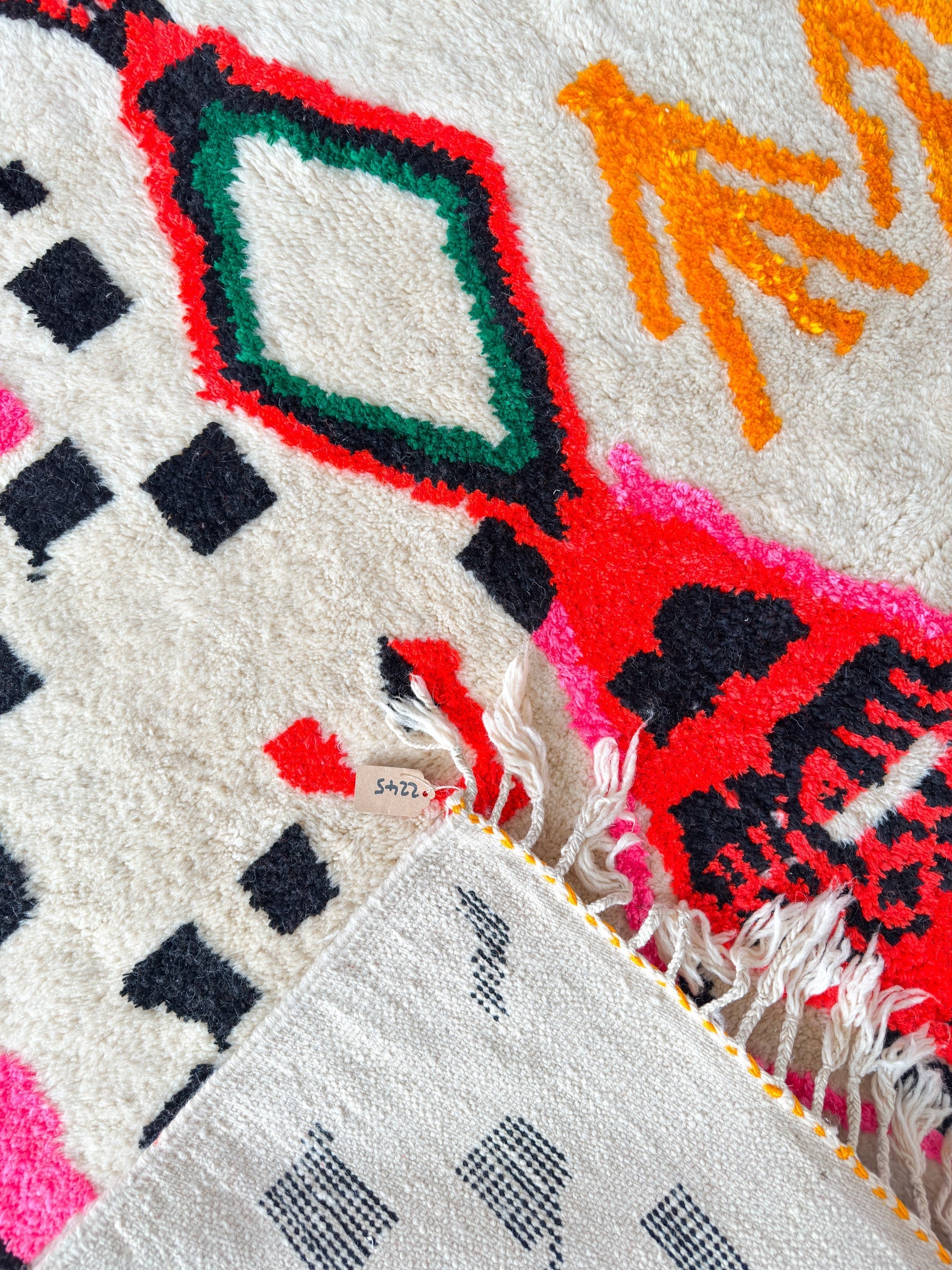Tapis Berbère Coloré 158 X 256 Cm - N°2245