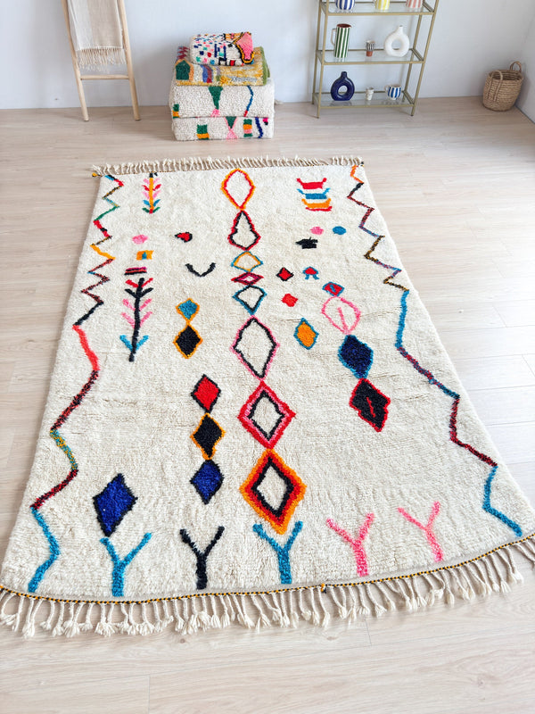 Tapis Berbère Coloré 189 X 310 Cm - N°2206