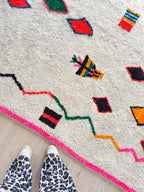 Tapis Berbère Coloré 218 X 313 Cm - N°2199