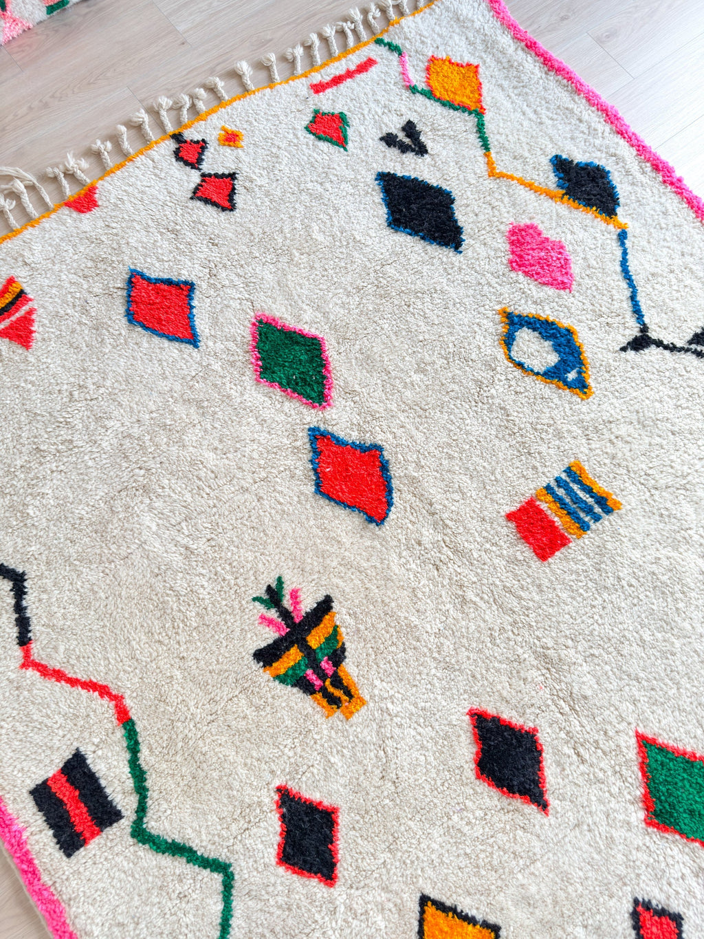Tapis Berbère Coloré 218 X 313 Cm - N°2199