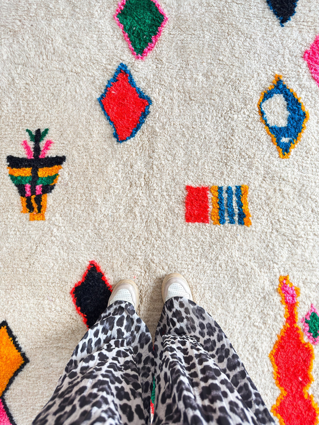 Tapis Berbère Coloré 218 X 313 Cm - N°2199
